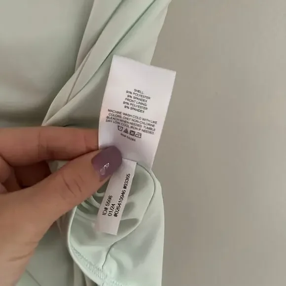 Express body contour light mint green tank top bodysuit NWT - Picture 4 of 5